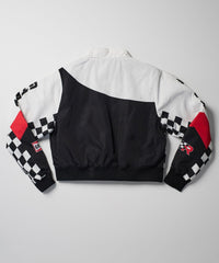 Women Plus Size Baby Girl Racing Jacket