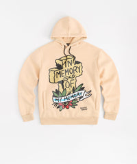 In Memory Of Graphic Print Hoodie - Khaki