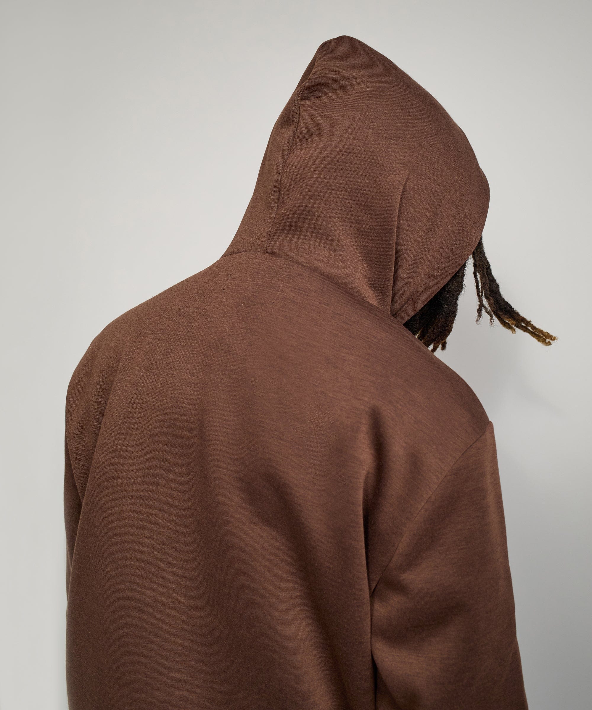 Love Hate Puff Print Hoodie - Khaki