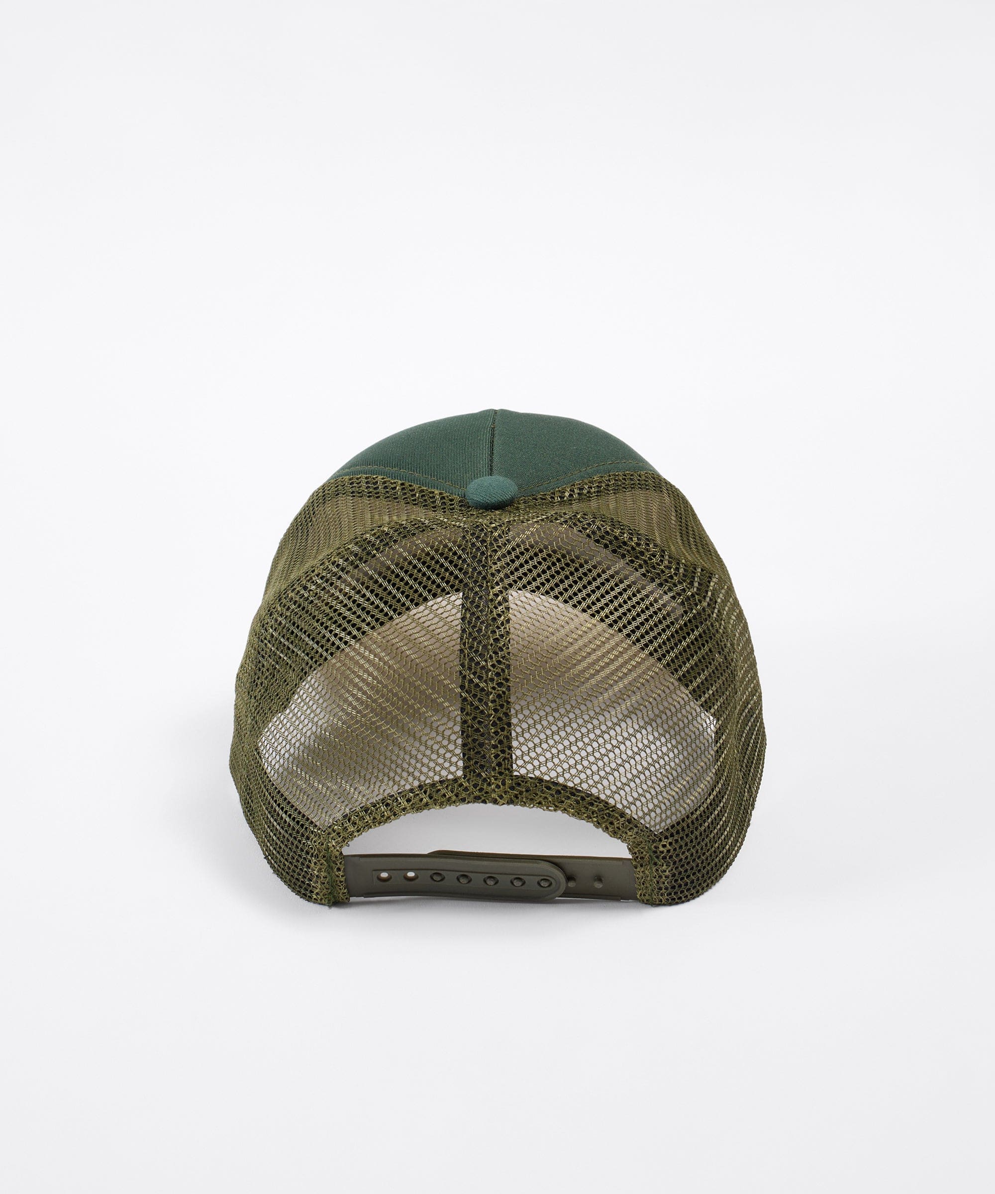 NY Embroidery Trucker Hat - Olive Green