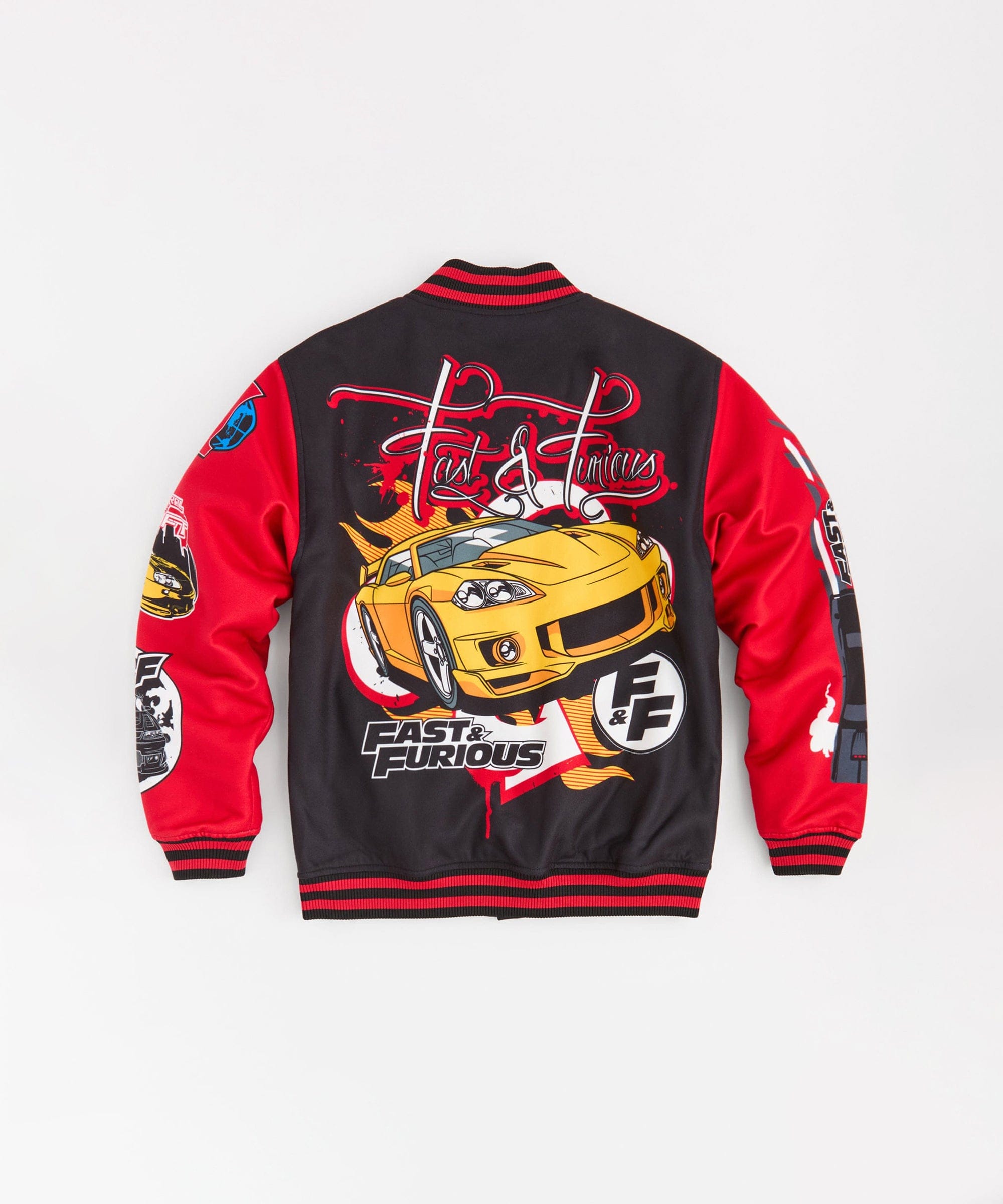 Fast & Furious Control the Drift Varsity Jacket - Black