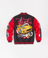 Fast & Furious Control the Drift Varsity Jacket - Black