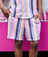 Textured Short - Purple