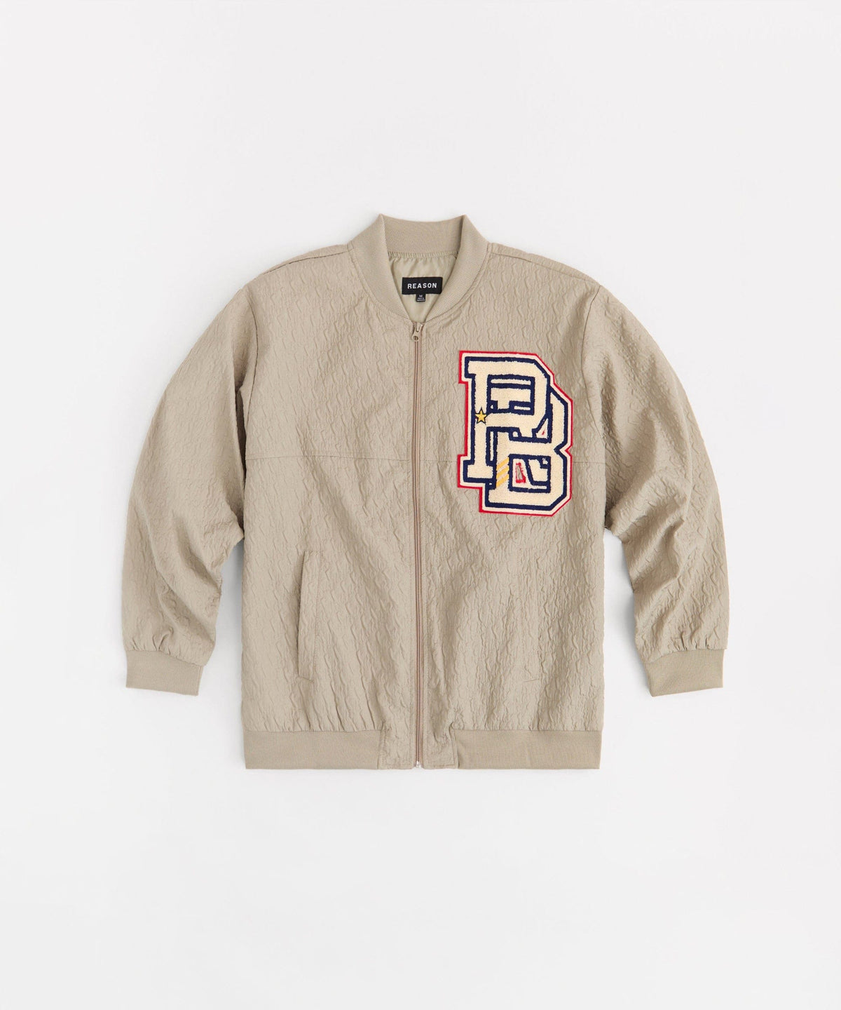 Coaches Chenille Patched Jacket - Light Green