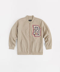 Coaches Chenille Patched Jacket - Light Green