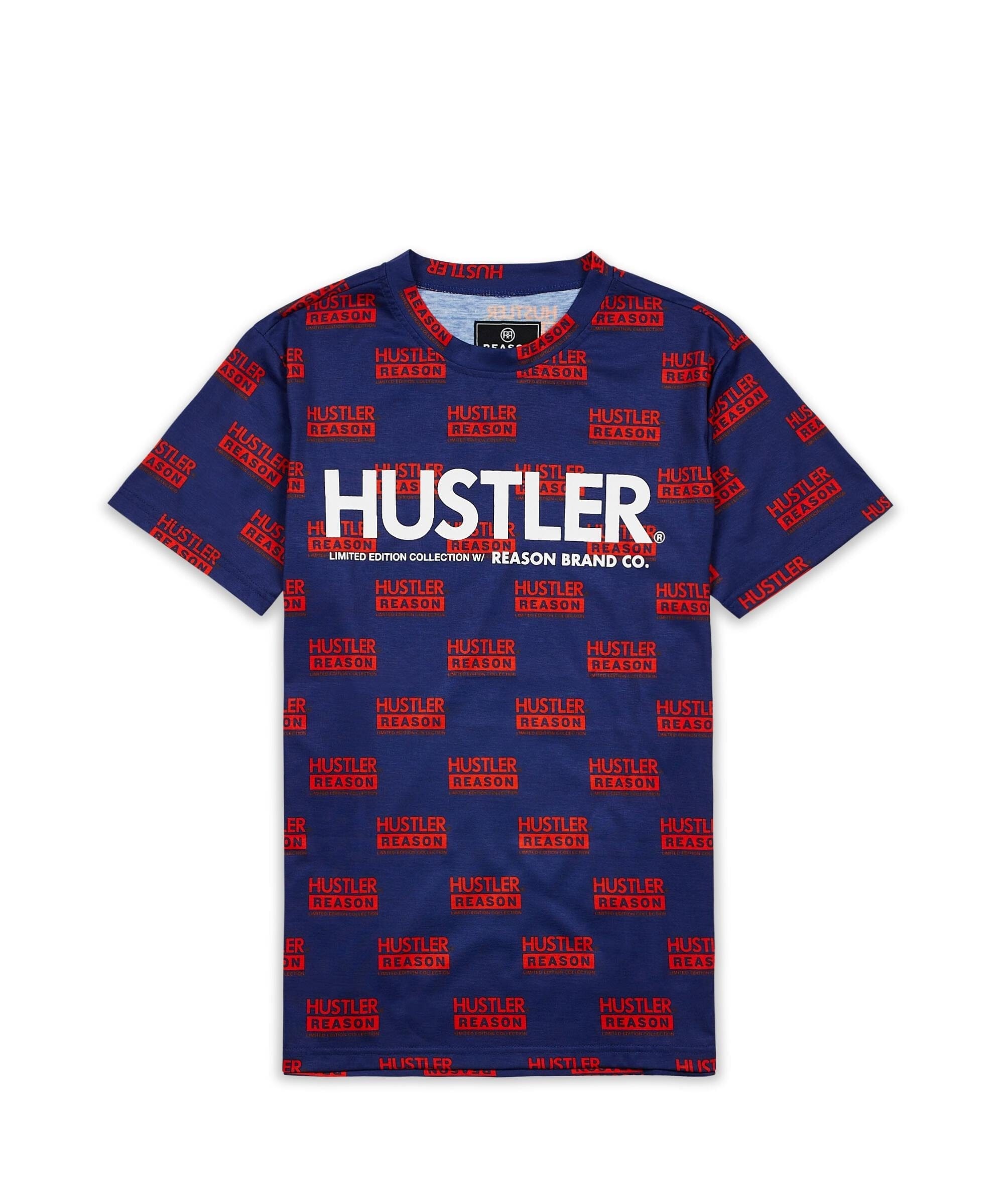 Hustler Logo Tee And Shorts Set