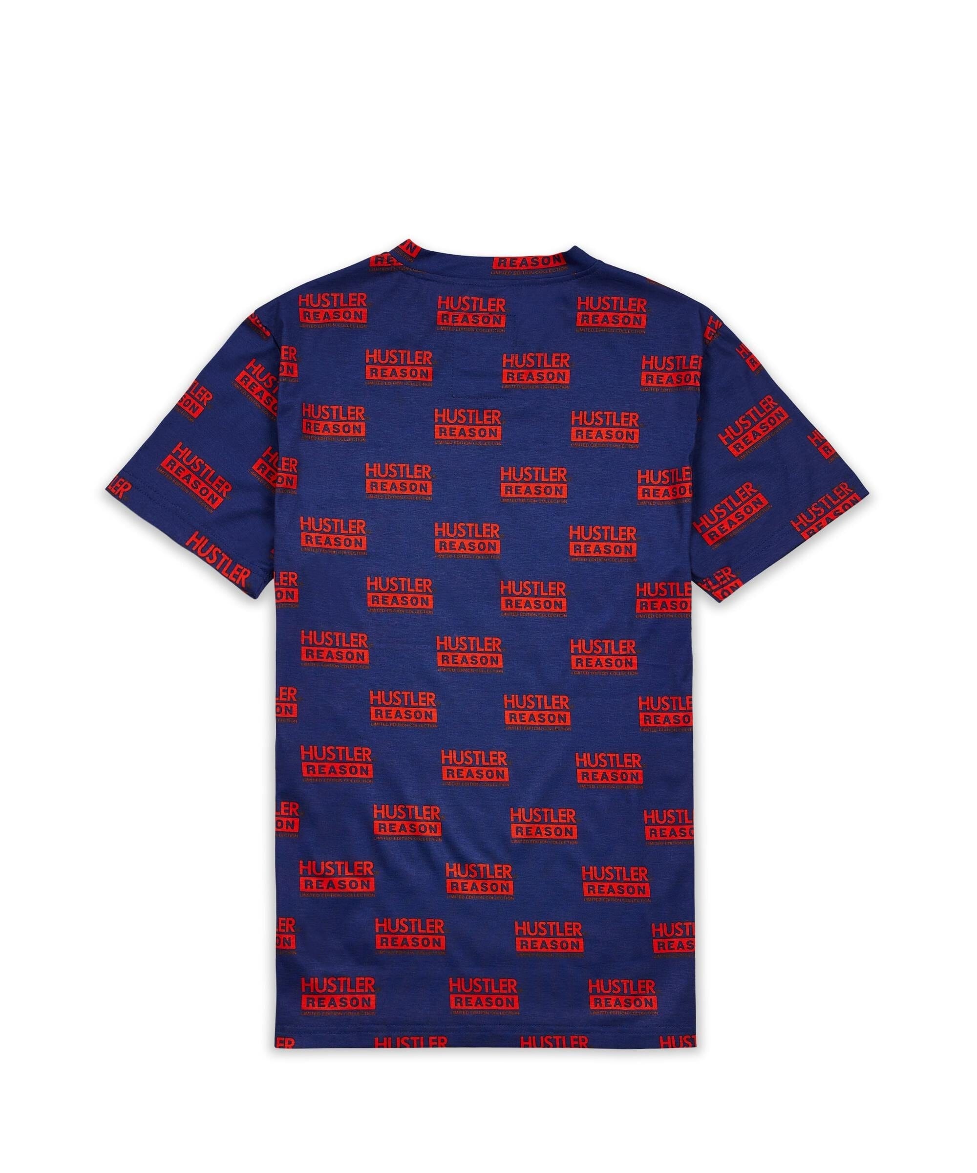 Hustler Logo Tee And Shorts Set