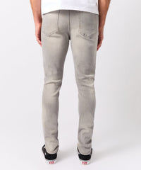 Rip And Repair Denim Jeans - Grey