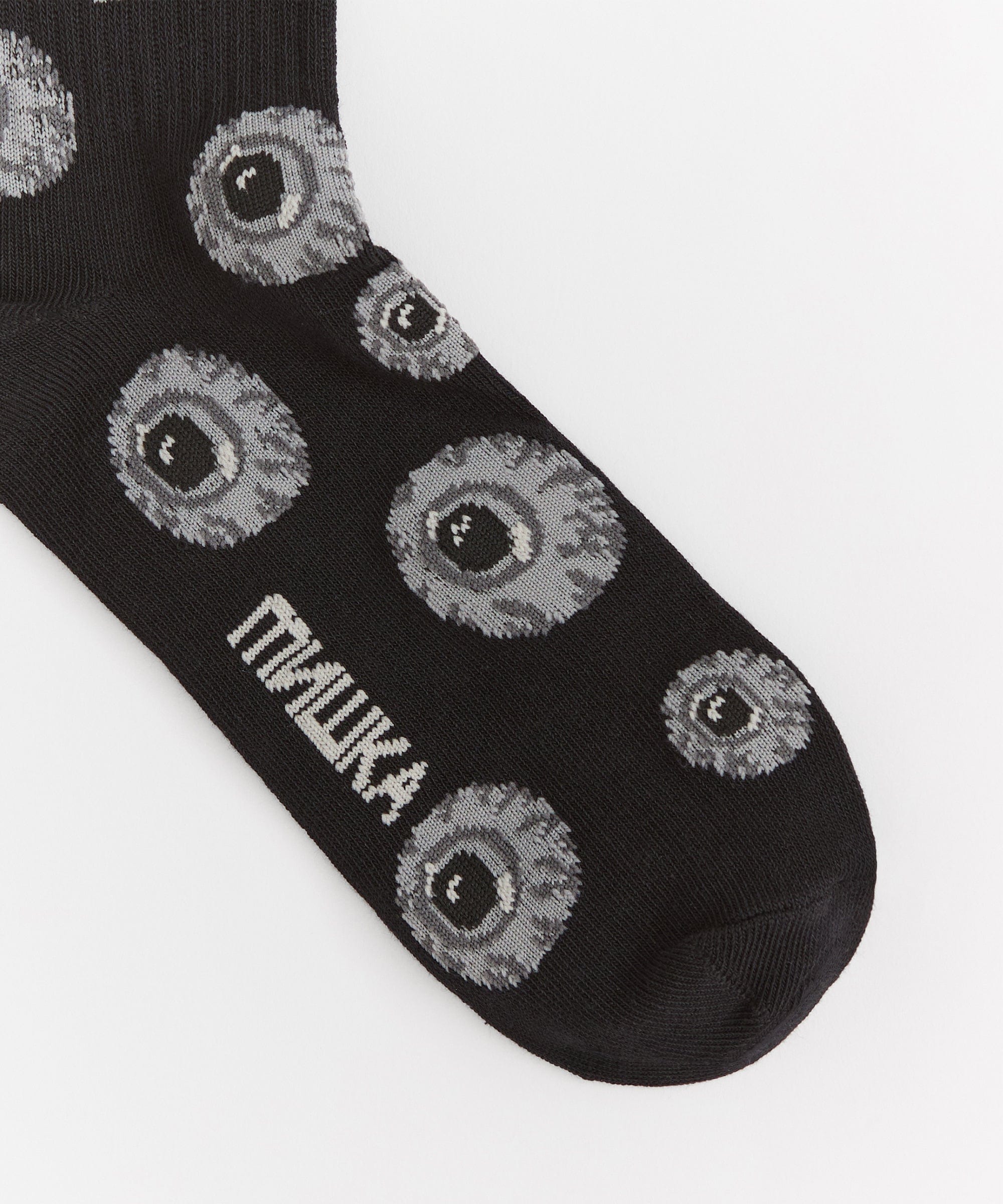 Mishka Knit Socks - Black