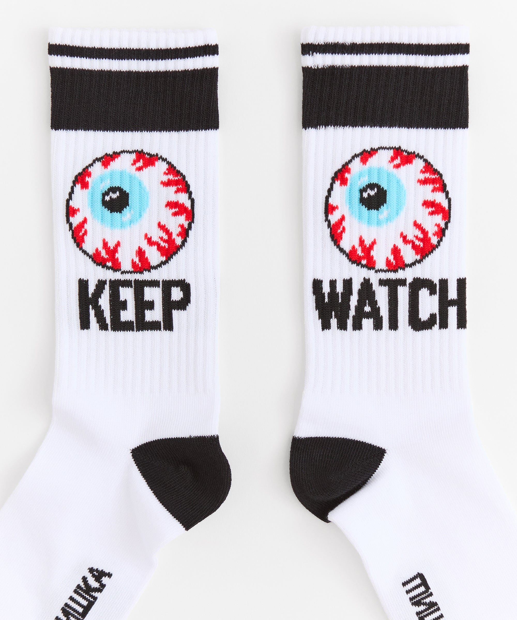 Mishka Keep Watch Socks - White