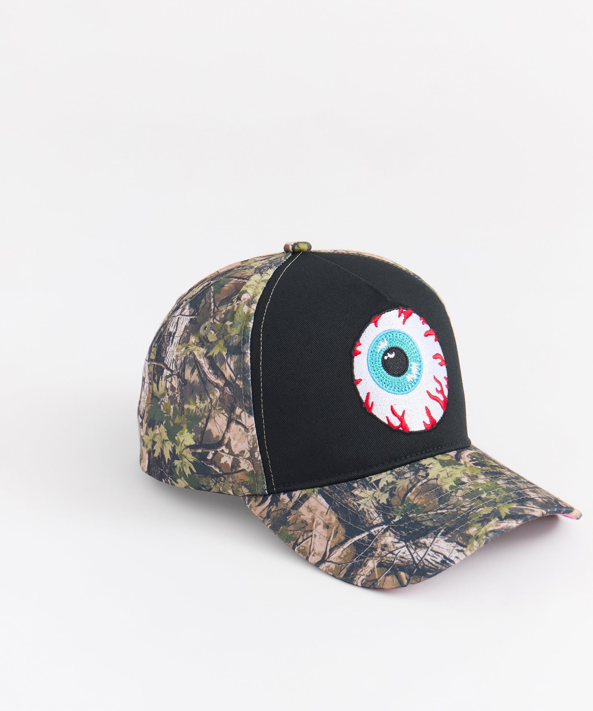 Mishka Keep Watch Camo Embroidered Cap - Olive Green