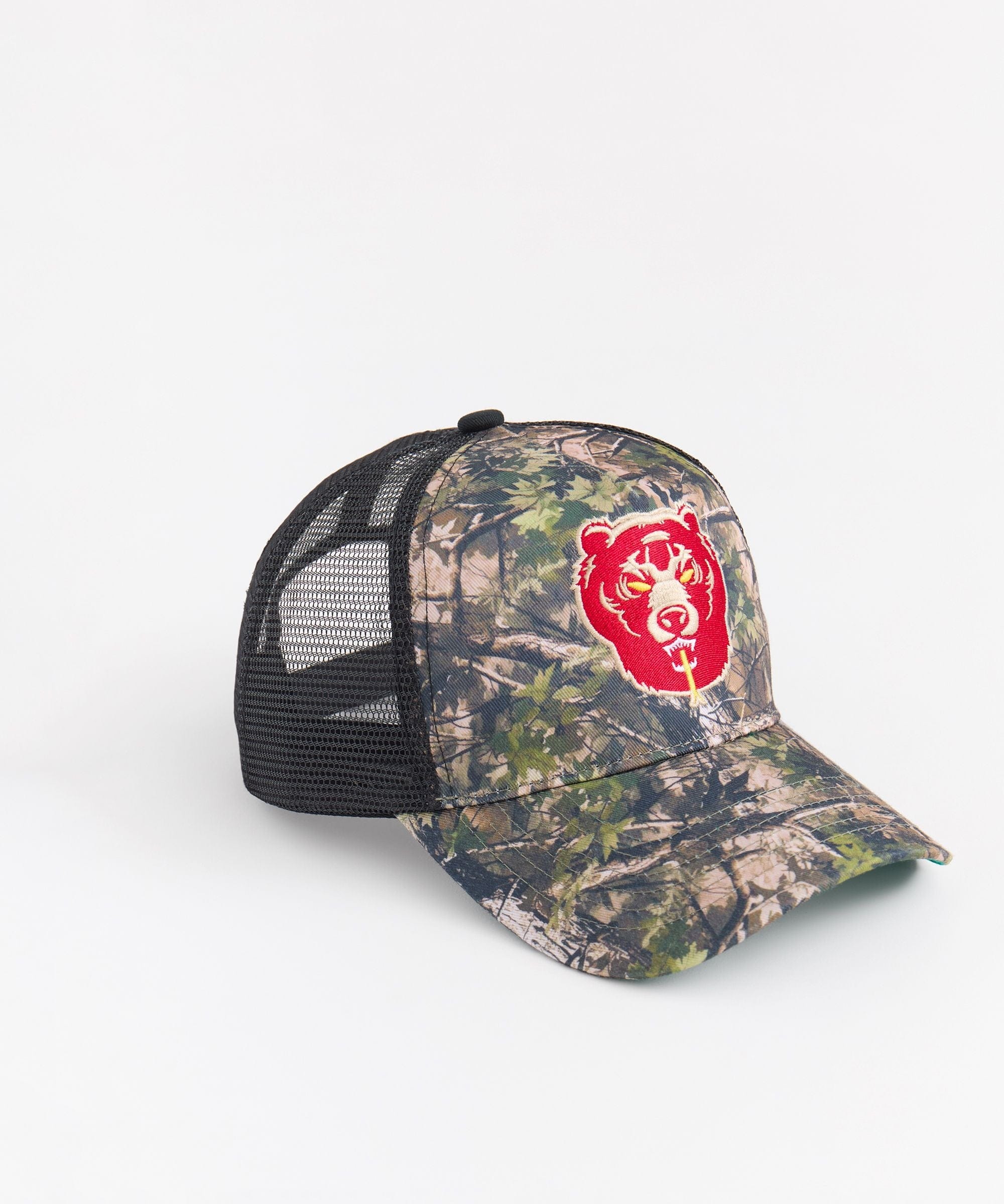 Mishka Camo Death Adder Embroidered Cap - Olive Green