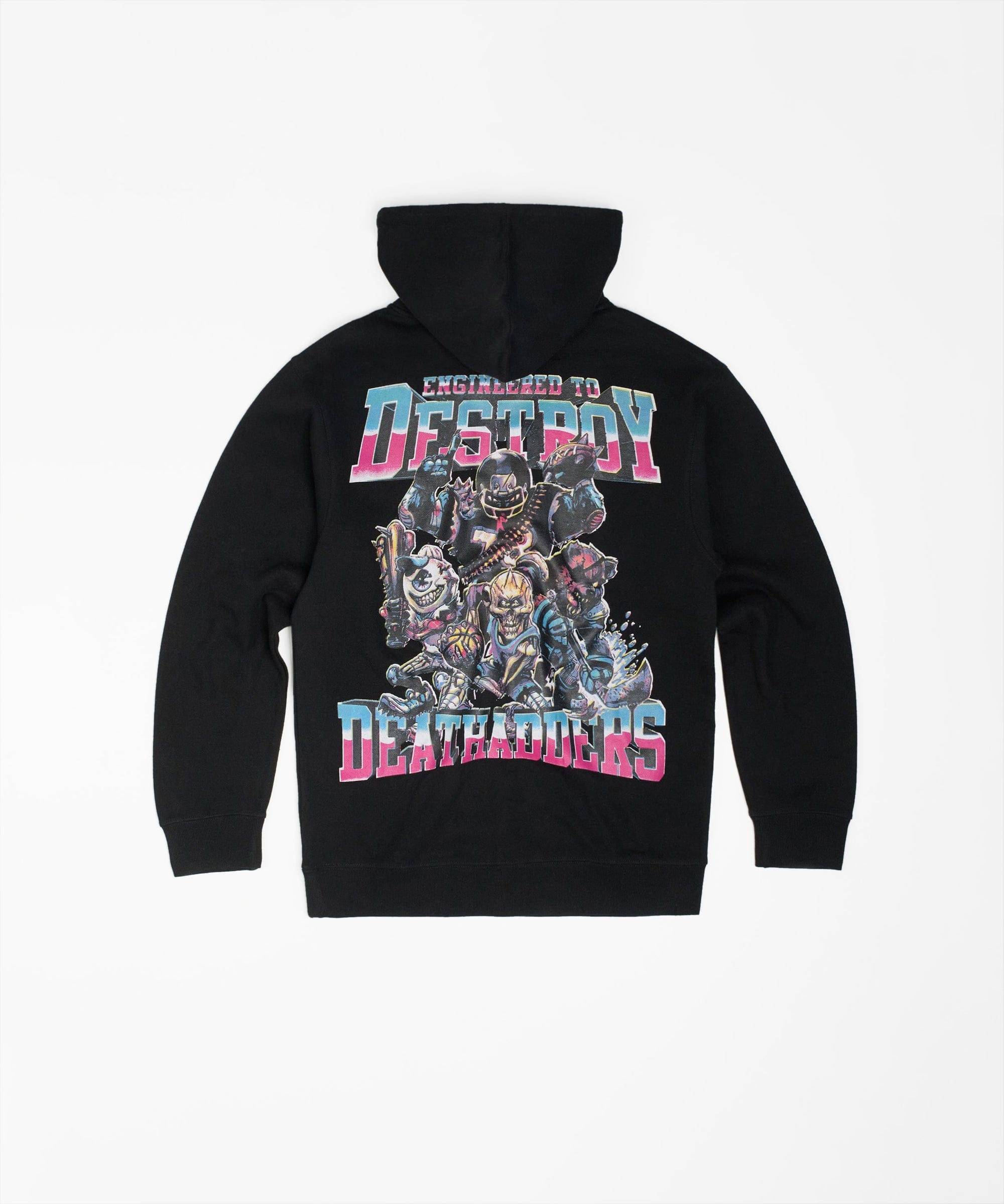 Mishka Engineered To Destroy Back Print Hoodie - Black