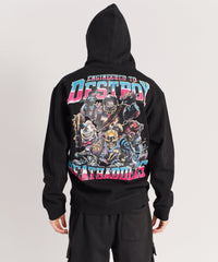 Mishka Engineered To Destroy Back Print Hoodie - Black
