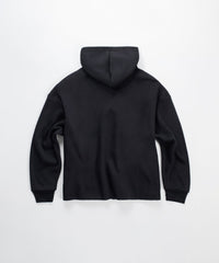 Saint And Sinners Raw Hem Hoodie - Black