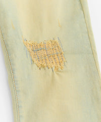 Rip and Repair Denim Jeans - Light Blue