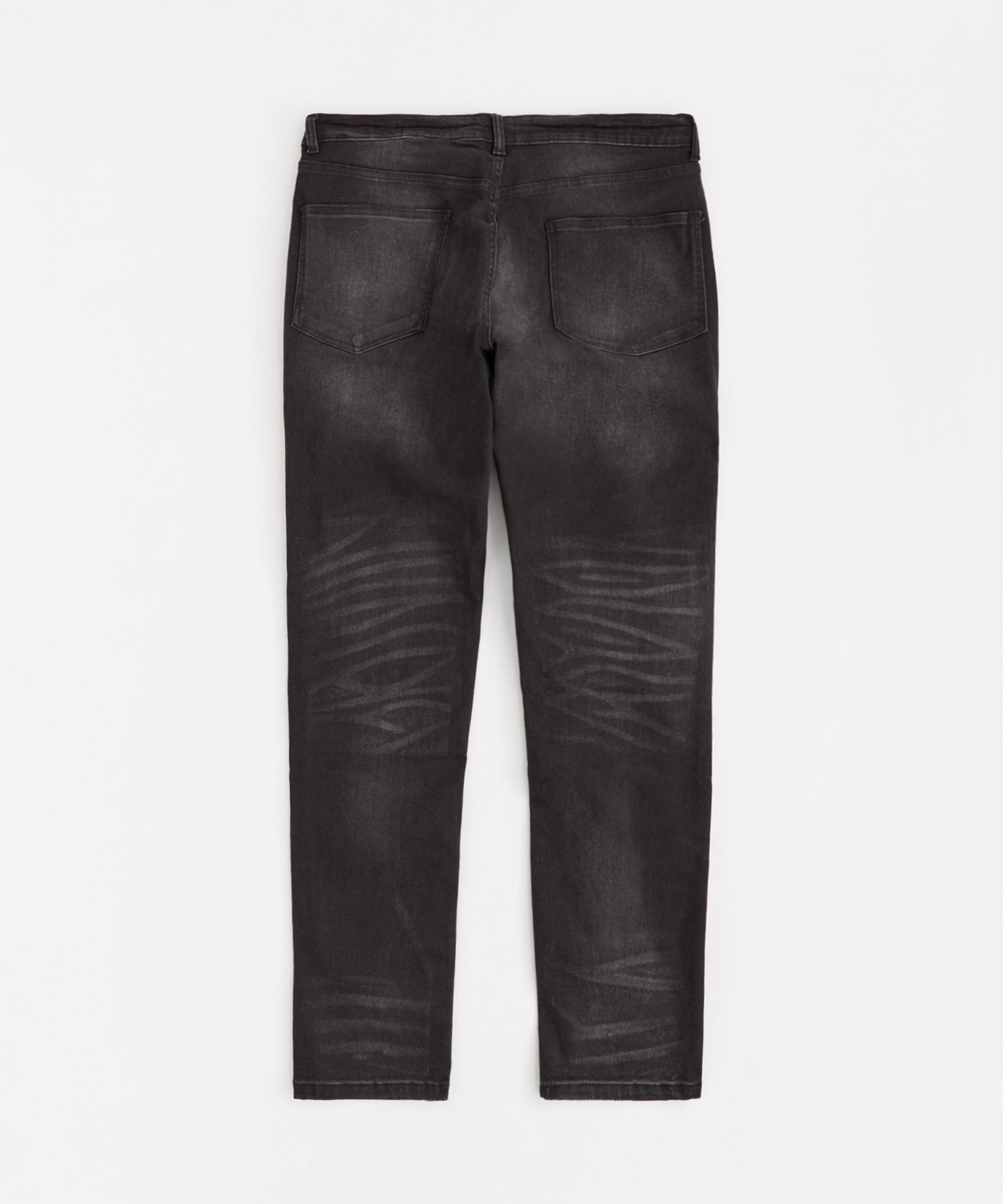 Rip And Repair Denim Jeans - Black
