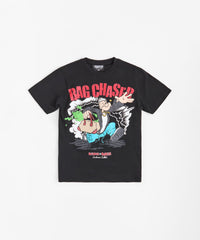 Popeye Bag Chaser Short Sleeve Tee - Black