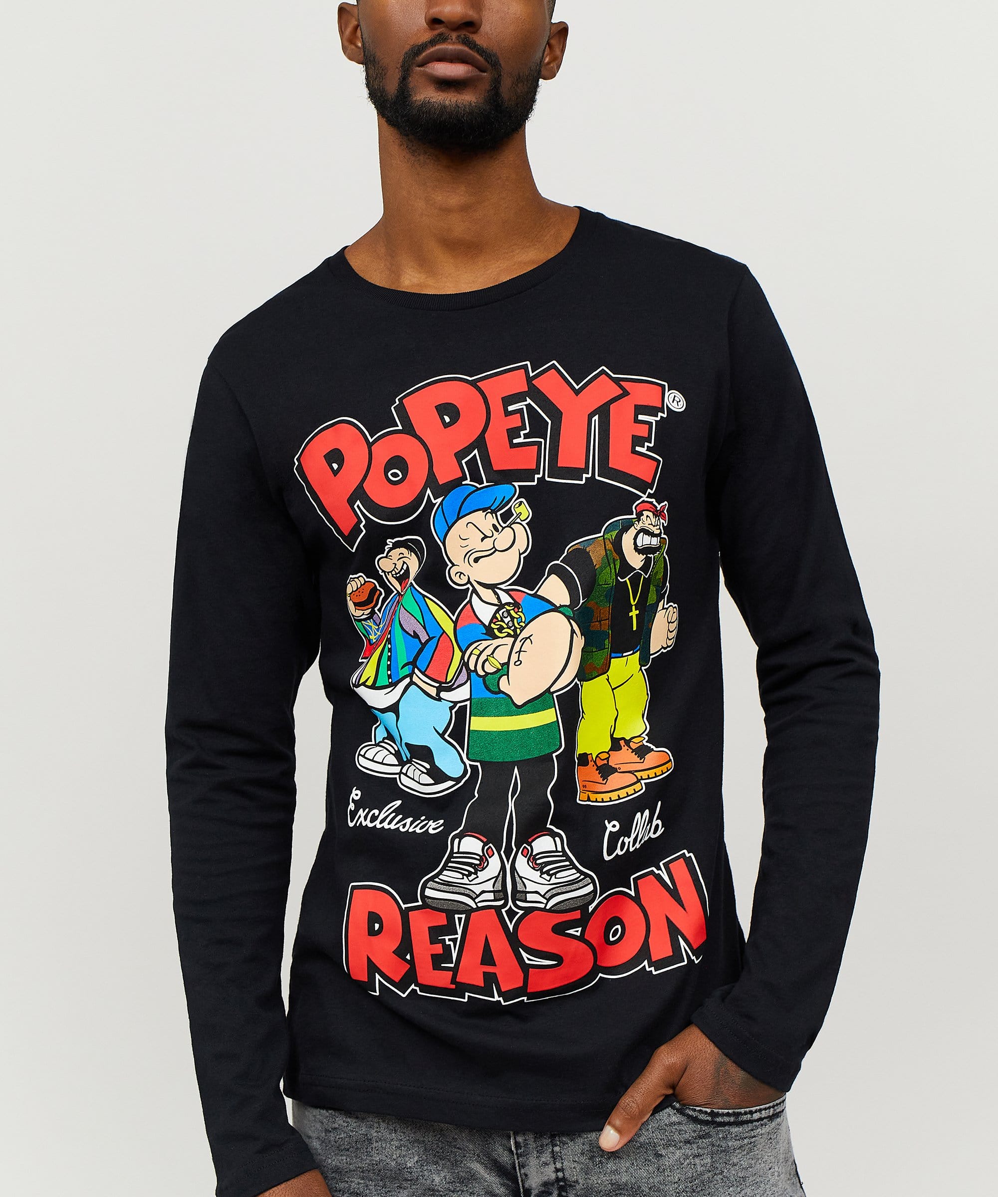 Popeye Vintage Flex Long Sleeve Tee