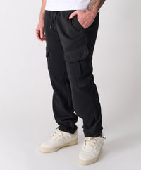 Banks Relaxed Fit Fleece Sweatpants - Black