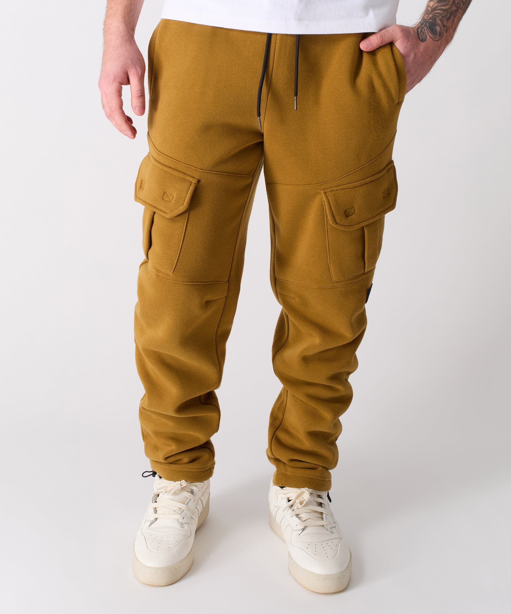Banks Relaxed Fit Fleece Sweatpants - Khaki