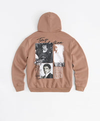 Scarface Embroidered Full Zip Hoodie - Brown