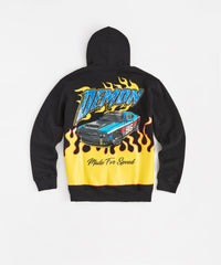 Dodge Demon Applique Full Zip Hoodie - Black