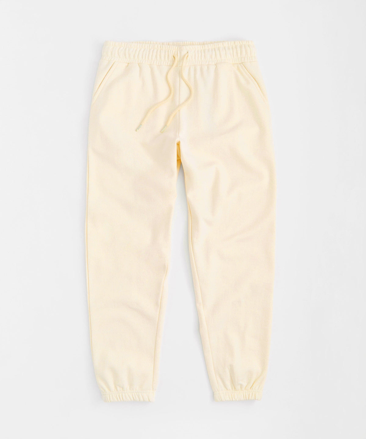 Essential Heavyweight Fleece Baggy Fit Jogger Pants - Cream