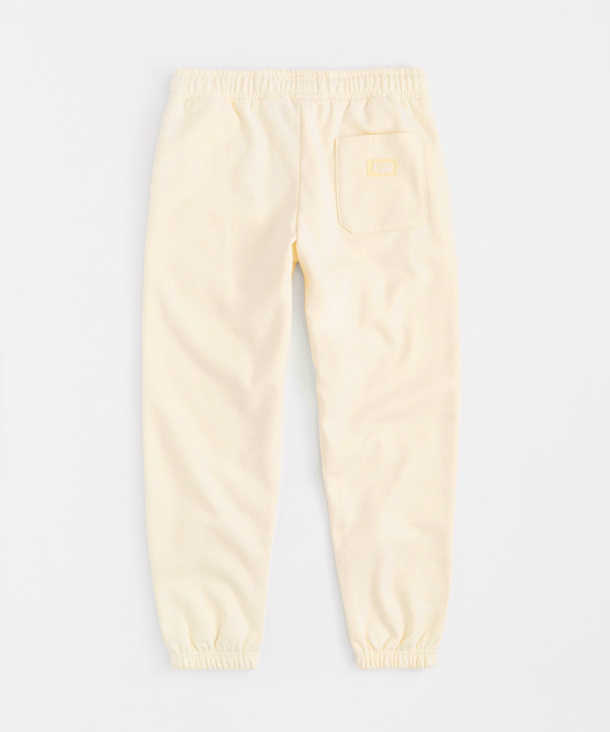 Essential Heavyweight Fleece Baggy Fit Jogger Pants - Cream