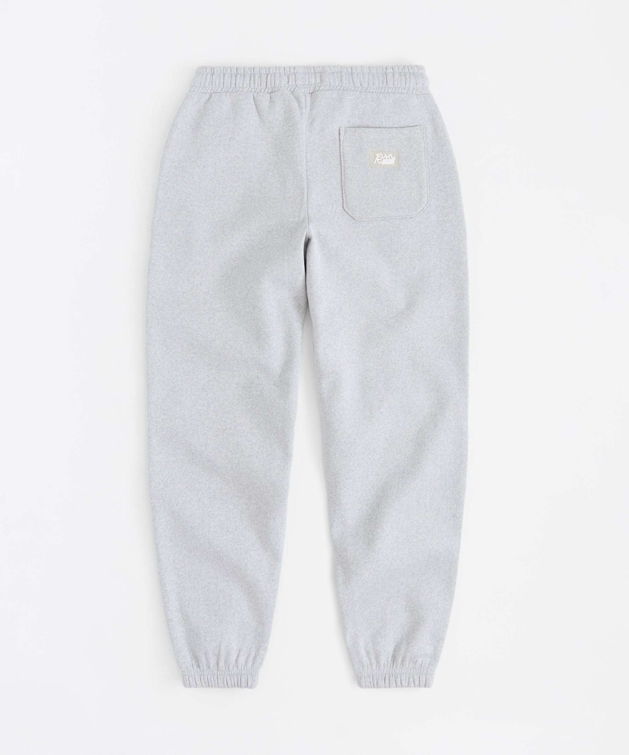 Essential Heavyweight Fleece Baggy Fit Jogger Pants - Heather Grey