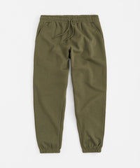 Essential Heavyweight Fleece Baggy Fit Jogger Pants - Olive Green