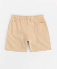 Popeye Applique Short - Tan