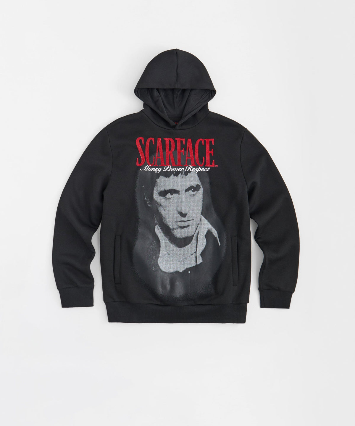 Scarface Rhinestone Hoodie - Black