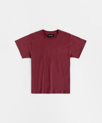 Essential Heavyweight Oversized Fit Super Soft Tee - Burgundy