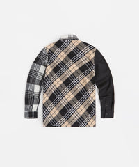 Snakes Flannel Long Sleeve Shirt - Grey