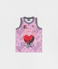 Heart Breakers Club Basketball Jersey - Mauve