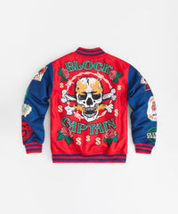 Captain Varsity Jacket - Red