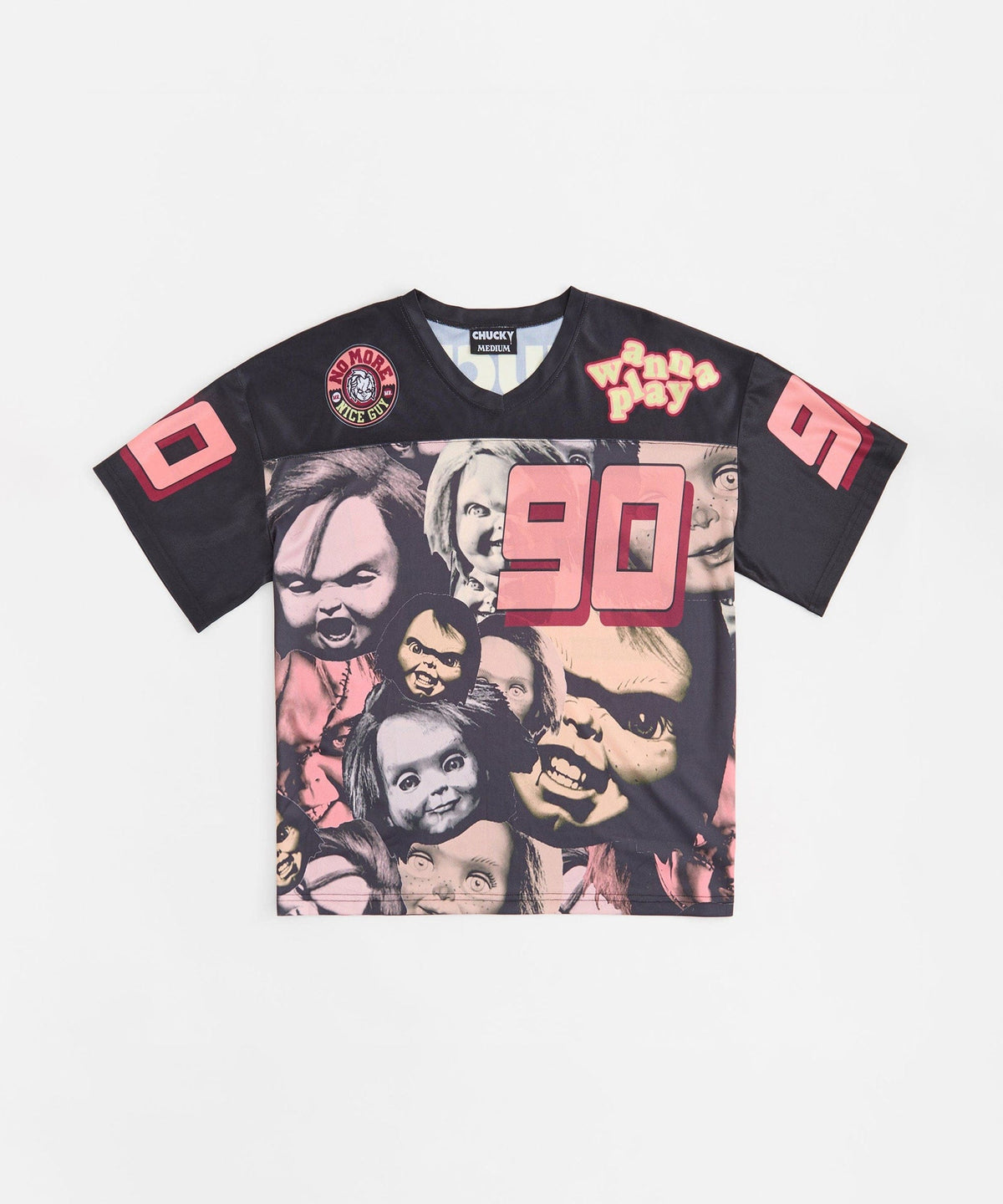 Chucky Wanna Play Football Jersey - Black