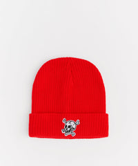 Crossbones Beanie - Red