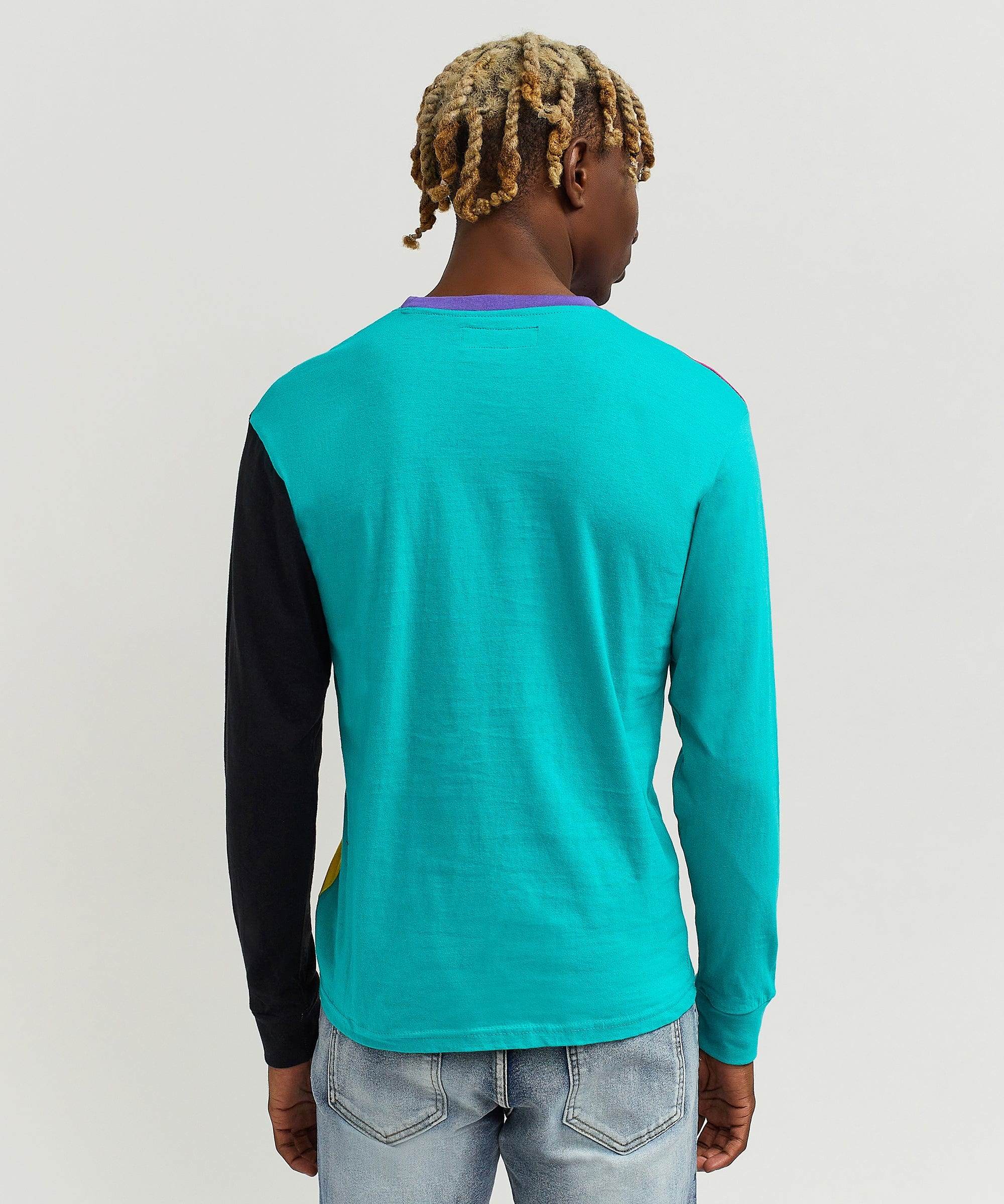 Nolan Color Blocked Long Sleeve Tee