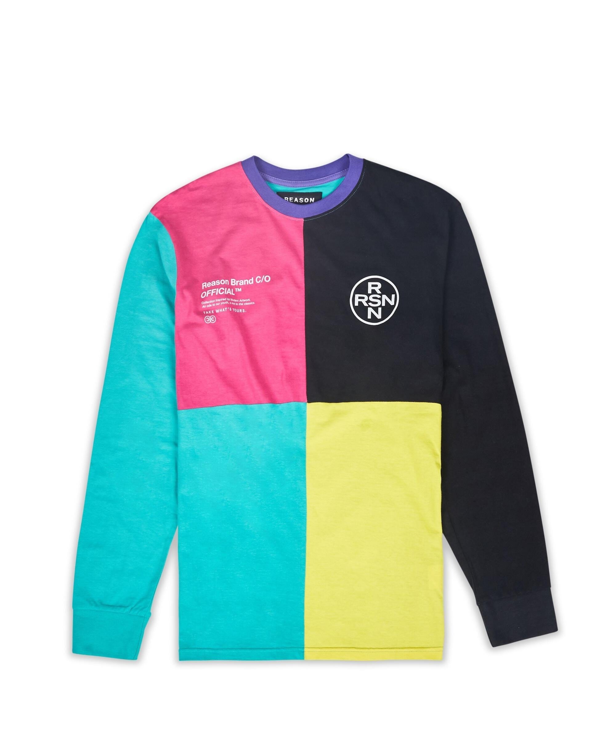 Nolan Color Blocked Long Sleeve Tee