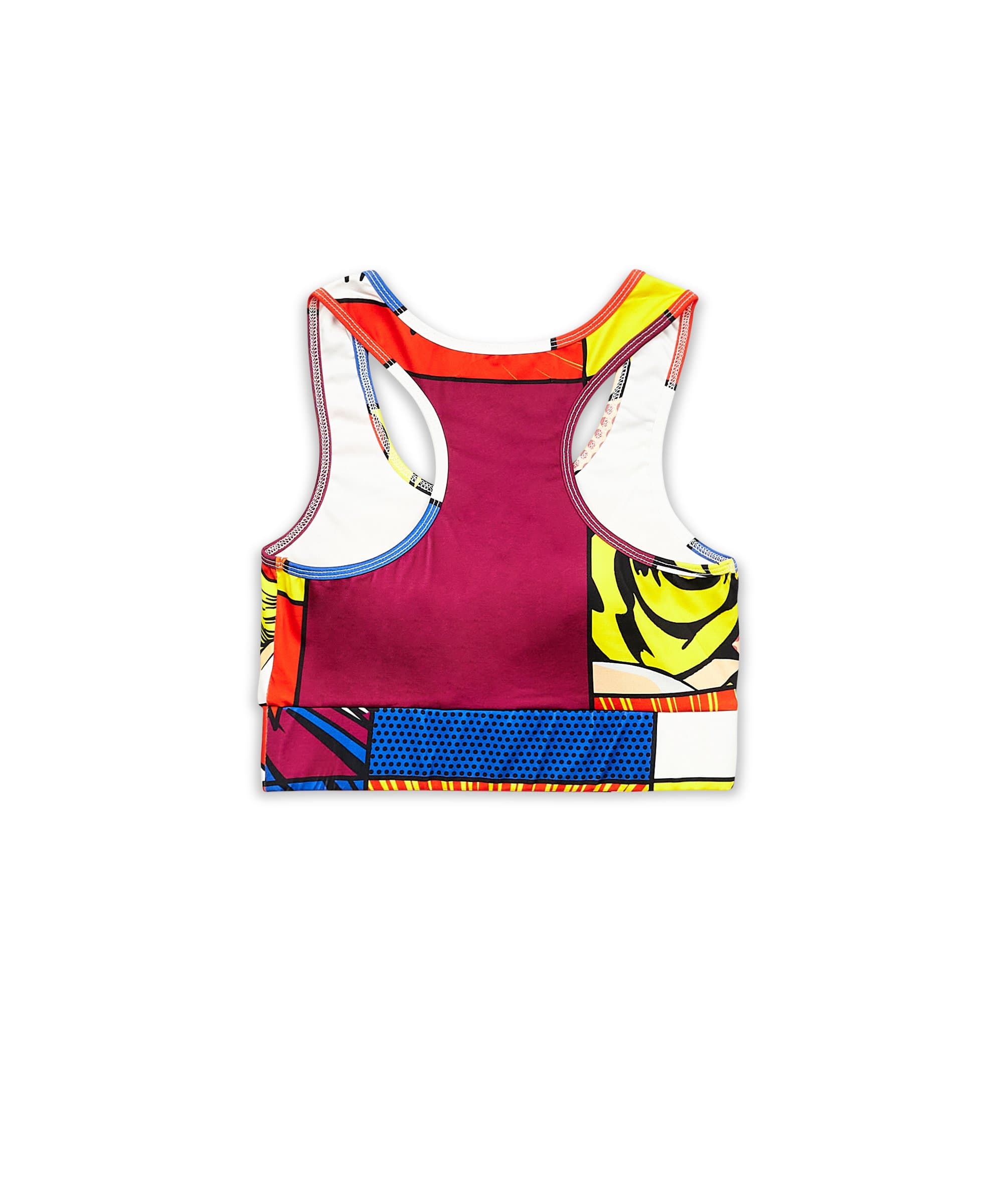 Womens Pop Art Sports Bra
