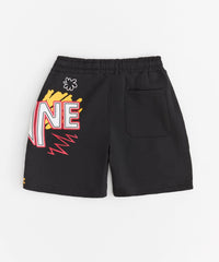 Kids Lil Wayne Brushed Fleece Short - Black