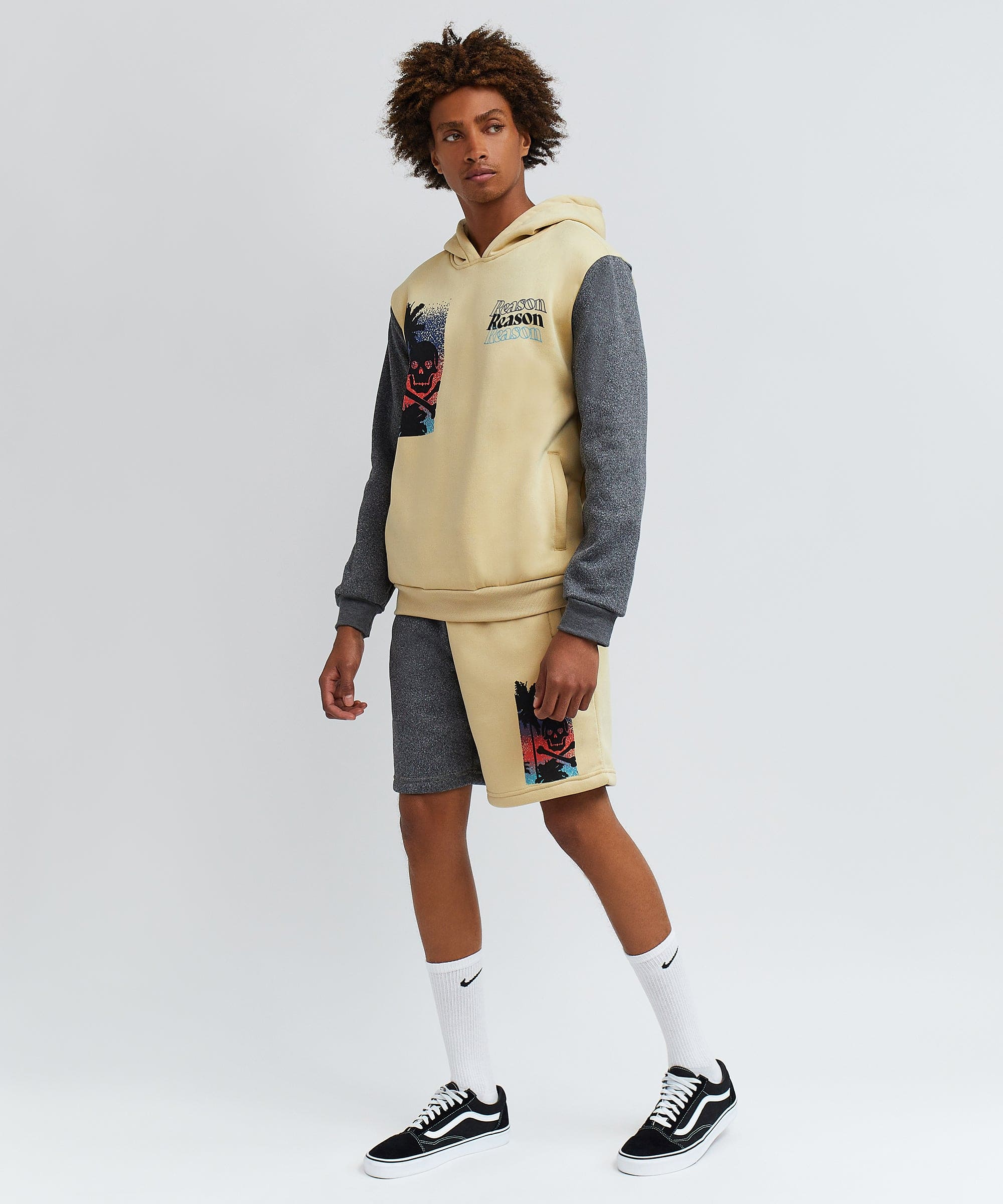 Skully Hood And Shorts Set