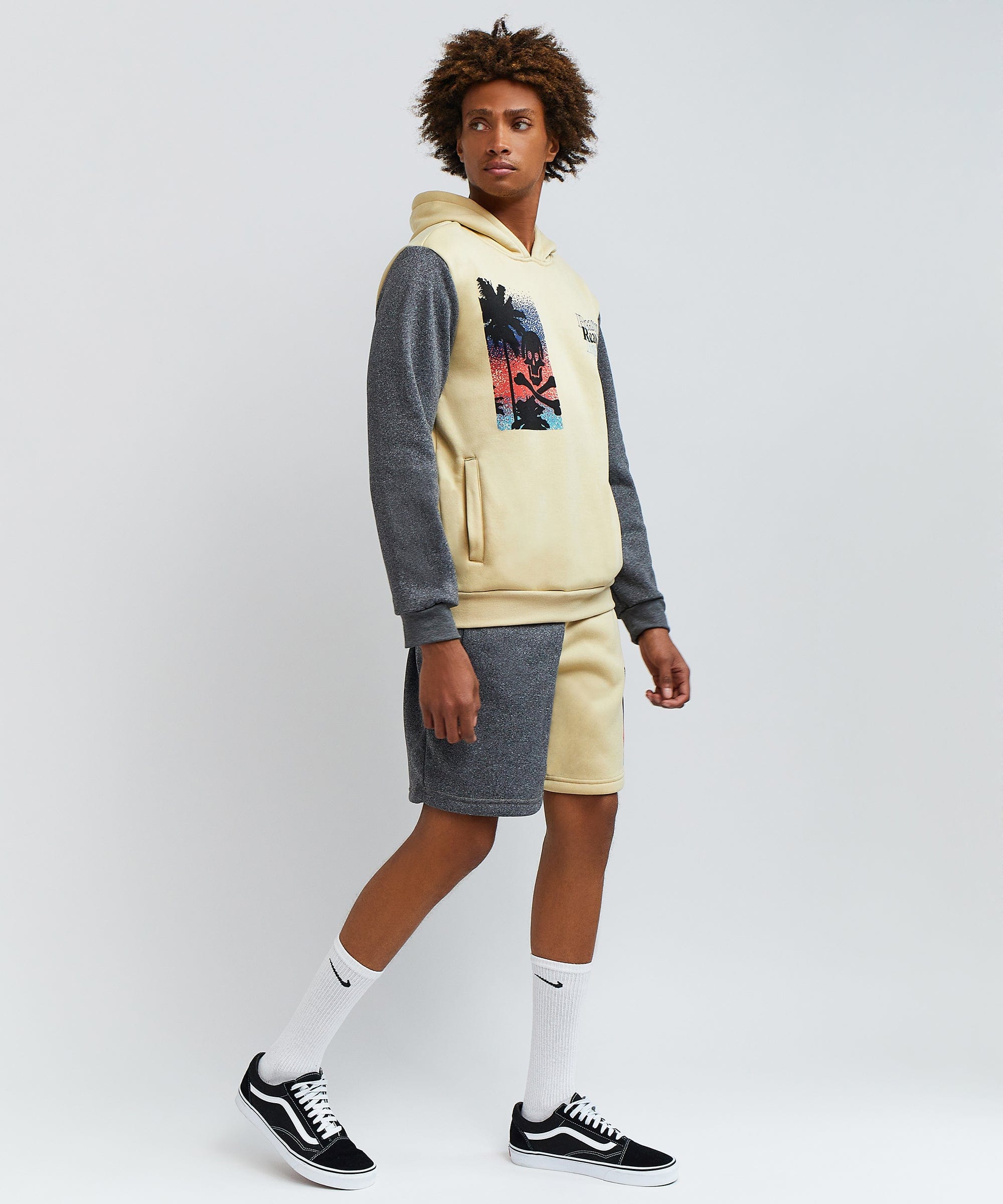 Skully Hood And Shorts Set