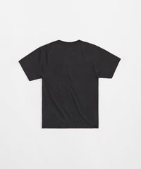 Trust No One Chenille Patched Short Sleeve Tee - Black