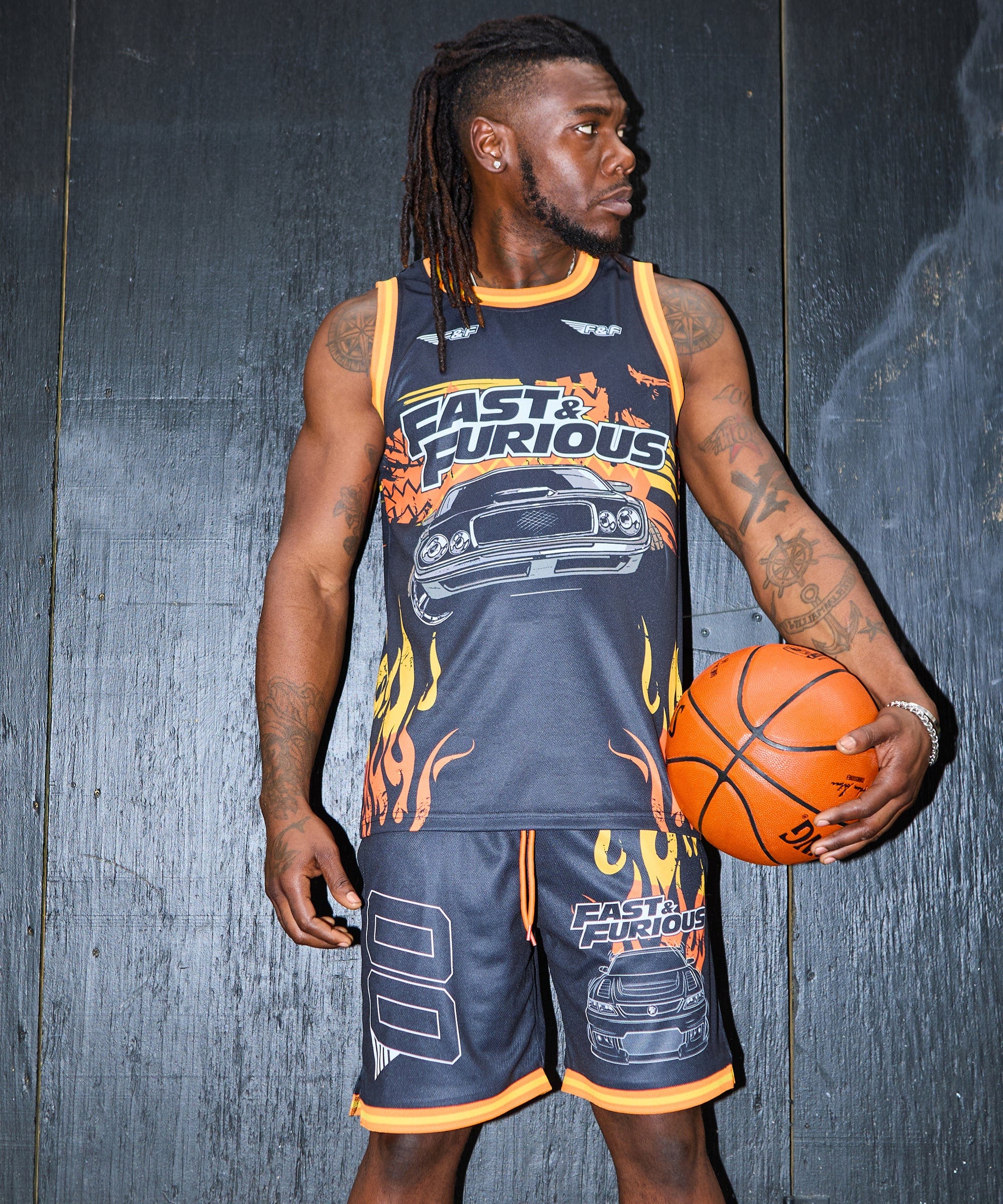 Fast & Furious Basketball Jersey - Black