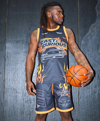Fast & Furious Basketball Jersey - Black