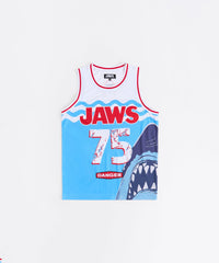 Jaws Basketball Jersey - Light Blue