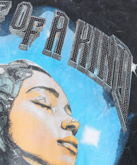 Washed One Of A Kind Rhinestone Hoodie - Charcoal